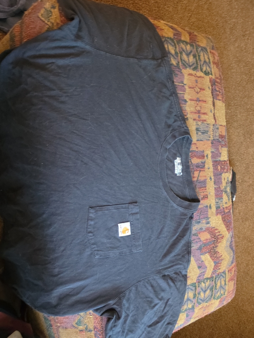 Carhartt Black Short-Sleeve Pocket Tee